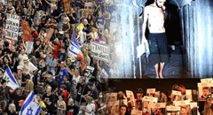 Más de 60.000 personas protestan en Israel tras difusión de video de rehén obligado por Hamás a cavar su propia tumba
