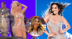 Yahaira Plasencia sorprendió con sensual ‘baile de la boa’ junto a Corazón Serrano en Trujillo y redes estallan: “La reencarnación de Jennifer López”