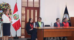 Presidenta de la Corte SJLL inaugura juzgado de investigación preparatoria transitorio de Paiján