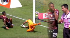 Alex Valera anotó de rebote, pero el árbitro anuló el gol: ¿por qué acabó el primer tiempo tras el penal errado de Universitario?