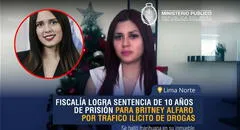Sentencian a Britney Alfaro, exconductora de 'Bingo Hot', a 10 años de prisión por tráfico ilícito de drogas