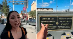 Usuaria revela en TikTok cómo es cruzar de México a EE.UU a pie por la frontera: "Es de lo más normal"