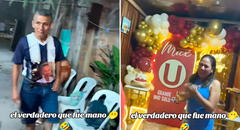 Hincha asiste con su polo de Alianza Lima a cumpleaños con temática de Universitario y en redes lo trolean: “Ni regalo llevó”