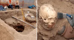 Trabajadores hallan tumbas de la Cultura Chancay de 1.000 años de antigüedad en Puente Piedra mientras realizaban obras de distribución de gas