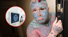 King of Ink Land, el británico más tatuado, tiene problemas con la tecnología: su rostro confunde al reconocimiento facial