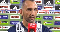 Hernán Barcos dejó fuerte respuesta sobre el arbitraje de Augusto Menéndez tras duro empate con Sporting Cristal: "Luego nos multan"
