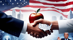Apple promete invertir US$100.000 millones más en EE.UU. para esquivar aranceles de Trump