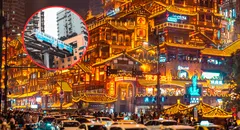 La increíble ‘Ciudad Cyberpunk’ de China: tiene un tren que atraviesa un edificio y extranjeros se impresionan por su 'diseño futurista’