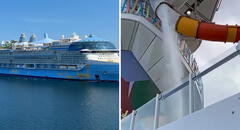 Tobogán del crucero mas grande del mundo se rompe y pasajero sufre graves heridas