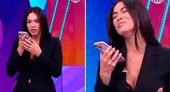 Jazmín Pinedo detiene su programa en vivo por llamada de su hija y se preocupa: “Puede ser una emergencia”