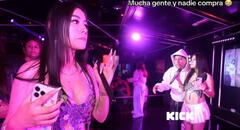 Discoteca de Milenka Nolasco terminó abarrotada en su inauguración: streamers y tiktokers hicieron largas filas para alcanzar un box