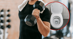 Las pesas del gimnasio contienen hasta 362 veces más bacterias que un asiento de inodoro, según estudio