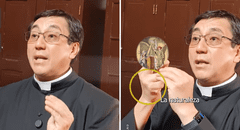 Sacerdote en TikTok explica la razón detrás de hacer ‘la señal de la cruz’: “Aprendí más aquí que en mi catequesis”