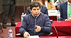 Pedro Castillo en juicio: "Desde acá invoco a Petro y al presidente de Chile, Bolivia, Brasil: De una vez vamos a la guerra"