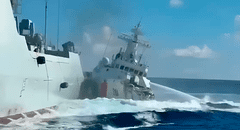 Dos buques chinos se estrellan y causan daños sustanciales durante persecución a barco filipino: se reportaron heridos