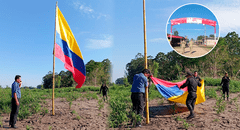 Transportistas fluviales ofendidos tras hallazgo de bandera de Colombia en isla Chinería