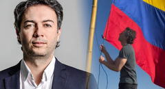 Precandidato presidencial que izó la bandera de Colombia en Santa Rosa podría ser detenido si vuelve al Perú