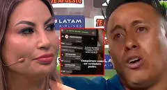 Pamela López expone a Christian Cueva y lo acusa de escribirle a Paul Michael en estado de ebriedad y de madrugada