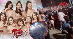 Caos en concierto de Corazón Serrano en Tarapoto deja heridos tras aglomeración en el ingreso del público al local
