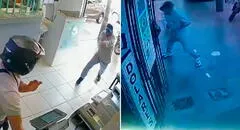 Sicario intenta asesinar a motociclista en Trujillo, pero es abatido por agente de seguridad: cámaras graban ilícito
