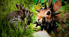 ¿Extraño virus que hace que les salgan cuernos a los conejos en EEUU puede transferirse a humanos? Expertos responden