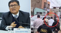 Ciudadanos abuchean a Ministro del Interior en Trujillo: "Corrupto, igual que Acuña"