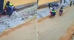 Sereno atropella a vecina en plena vereda de San Juan de Miraflores y es separado de su cargo: cámaras registraron el hecho
