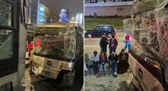 Triple choque de buses del Metropolitano deja más de 40 pasajeros heridos en Estación Angamos en Surquillo