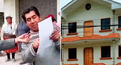 Inmigrante en Estados Unidos envió dinero a su padre por 10 años para que construya su casa y al volver lo botaron