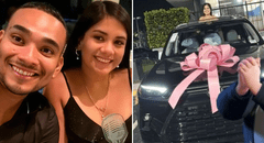 Josimar sorprende al regalarle lujosa camioneta a María Fe Saldaña tras la polémica por supuesta infidelidad