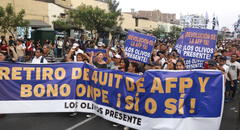 Retiro AFP: ciudadanos se movilizarán para exigir al Congreso que apruebe nueva liberación de fondos