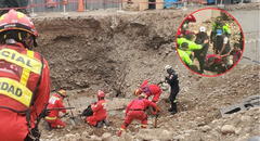Tres obreros fallecen tras derrumbe de bloque de contención en San Borja: víctimas estaban a minutos de su salida