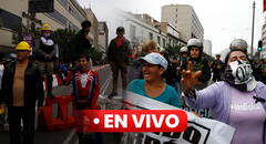 Marcha por el retiro de AFP: manifestantes hicieron sentir su rechazo frente al Congreso