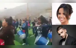 Facebook: Banda escolar toca temas de Maluma y Becky G [VIDEO]