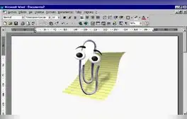 La primera aparición de Clippy fue en Office 97. Foto: Gizmodo