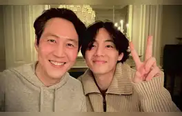 Lee Jung Jae sorprendió a sus seguidores en Instagram con una selfie junto a Taehyung de BTS. Foto: composición La República/Instagram @from_jjlee