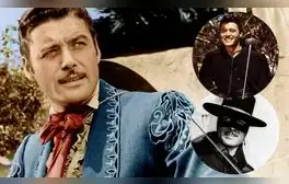 Guy Williams, el actor que en la década de los 50 dio vida al Zorro. Foto: composición/Disney