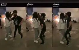 Ambos se desenvolvieron con soltura en el baile. Foto: captura de TikTok