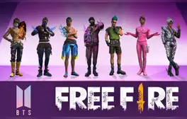 BTS diseñó skins exclusivos para Garena Free Fire. Foto composición: Free Fire y BTS