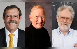 Aspect, Clauser y Zeilinger se llevan el Premio Nobel de Física 2022 por sus experimentos sobre el entrelazamiento cuántico. Fotos: Physics World
