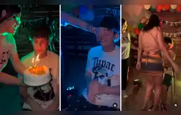 Cumpleaños con bailarina.