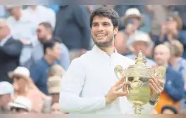 Carlos Alcaraz, el nuevo rey de Wimbledon