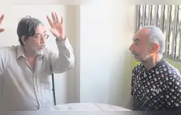 Viejos amigos. Gilles Mercier y Bruno Zeppilli retratados por Lucas Cornejo Pásara. Foto: difusión
