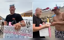 El influencer escocés fue reconocido por las personas durante su venta de marcianos. Foto: composición LR/Gringo in Peru/Youtube