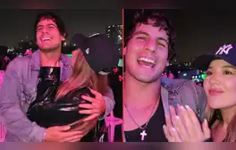 Alessandra Fuller y Renato Rossini Jr. confirmarían relación al ser captados 'cariñosos' en concierto