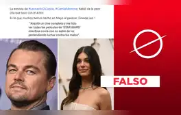 Actriz Camila Morrone no declaró sobre su “peor cita” con Leonardo DiCaprio