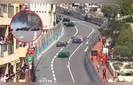 El terrible accidente de 'Checo' Pérez con un Haas en el GP de Mónaco que dejó su auto destrozado
