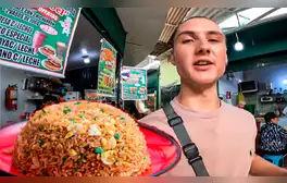 Danés prueba chifa en mercado del Callao y lo describe como el 'McDonald del Perú': "Está en todos lados"