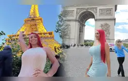 Deysi Araujo viaja a Francia y es troleada en redes por nombrar mal a Torre Eiffel: "Estoy en la Torre Fiel"