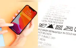 Esta función de iPhone te ayudará a entender los símbolos de lavado que hay en la ropa